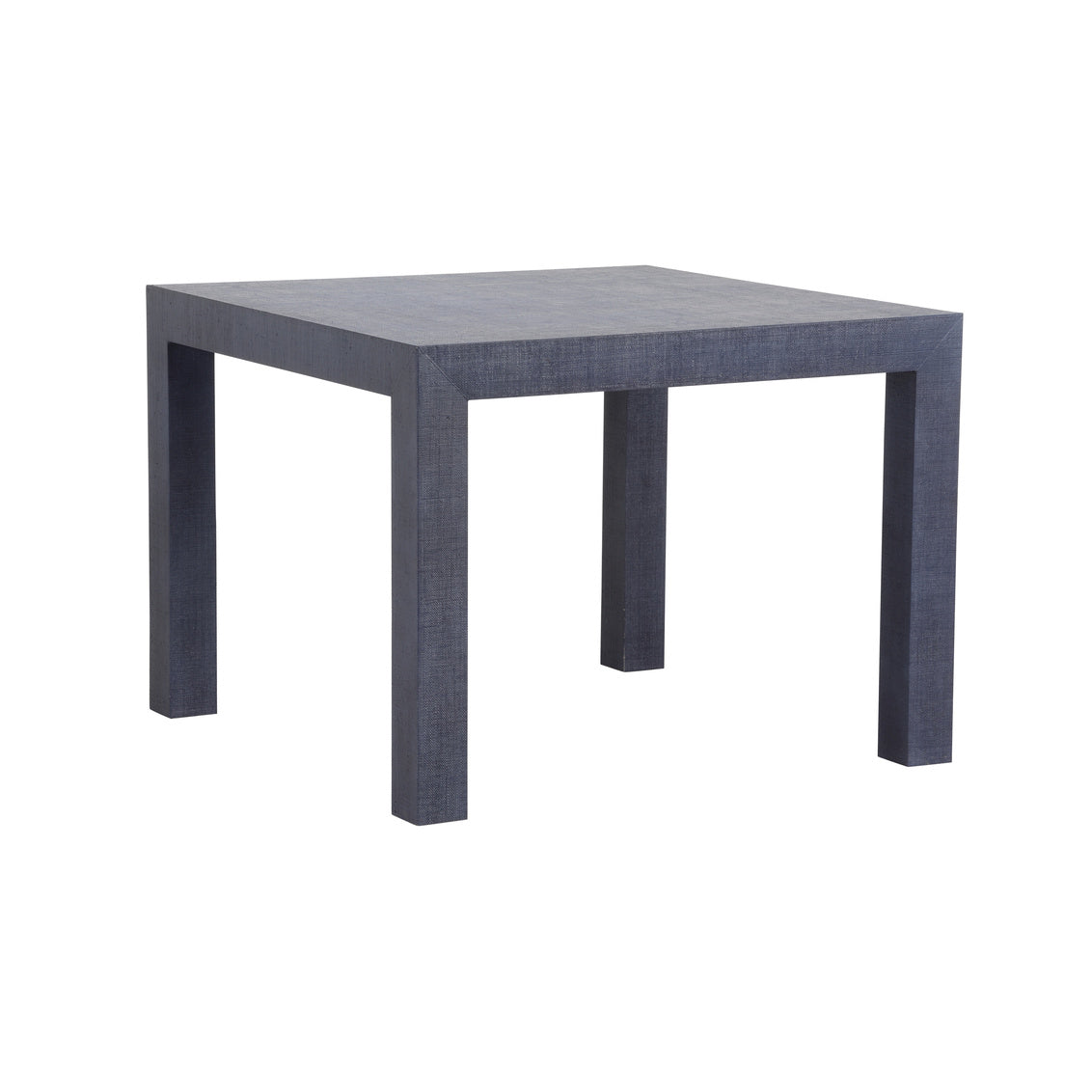 Sanibel Game Table - Blue in Blue/Clear / Raffia - Chelsea House
