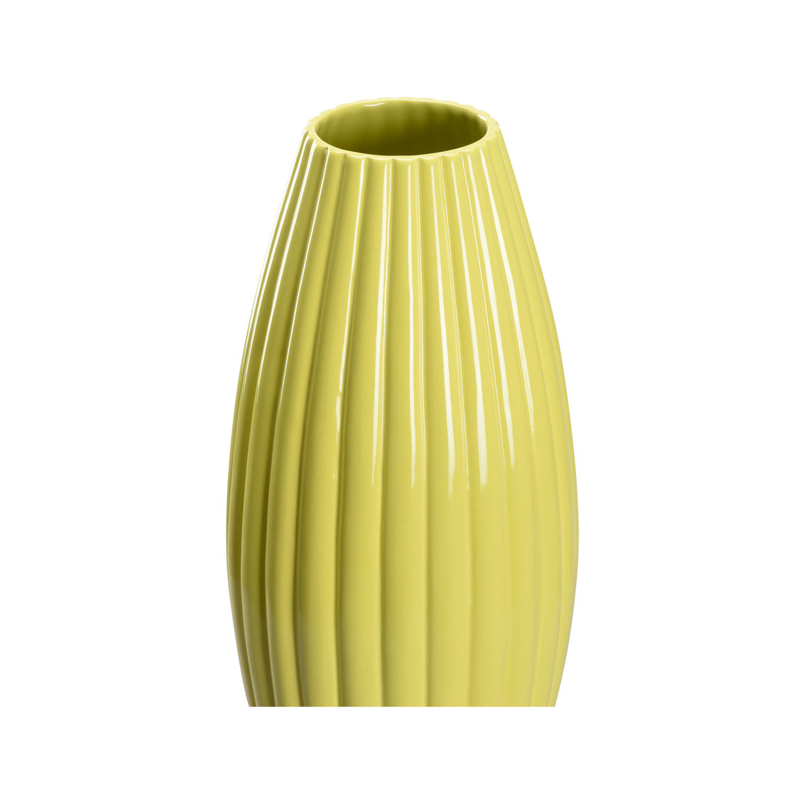Aubrey Vase - Chartreuse (Tall) in 18 / Ceramic/Porcelain - Chelsea House