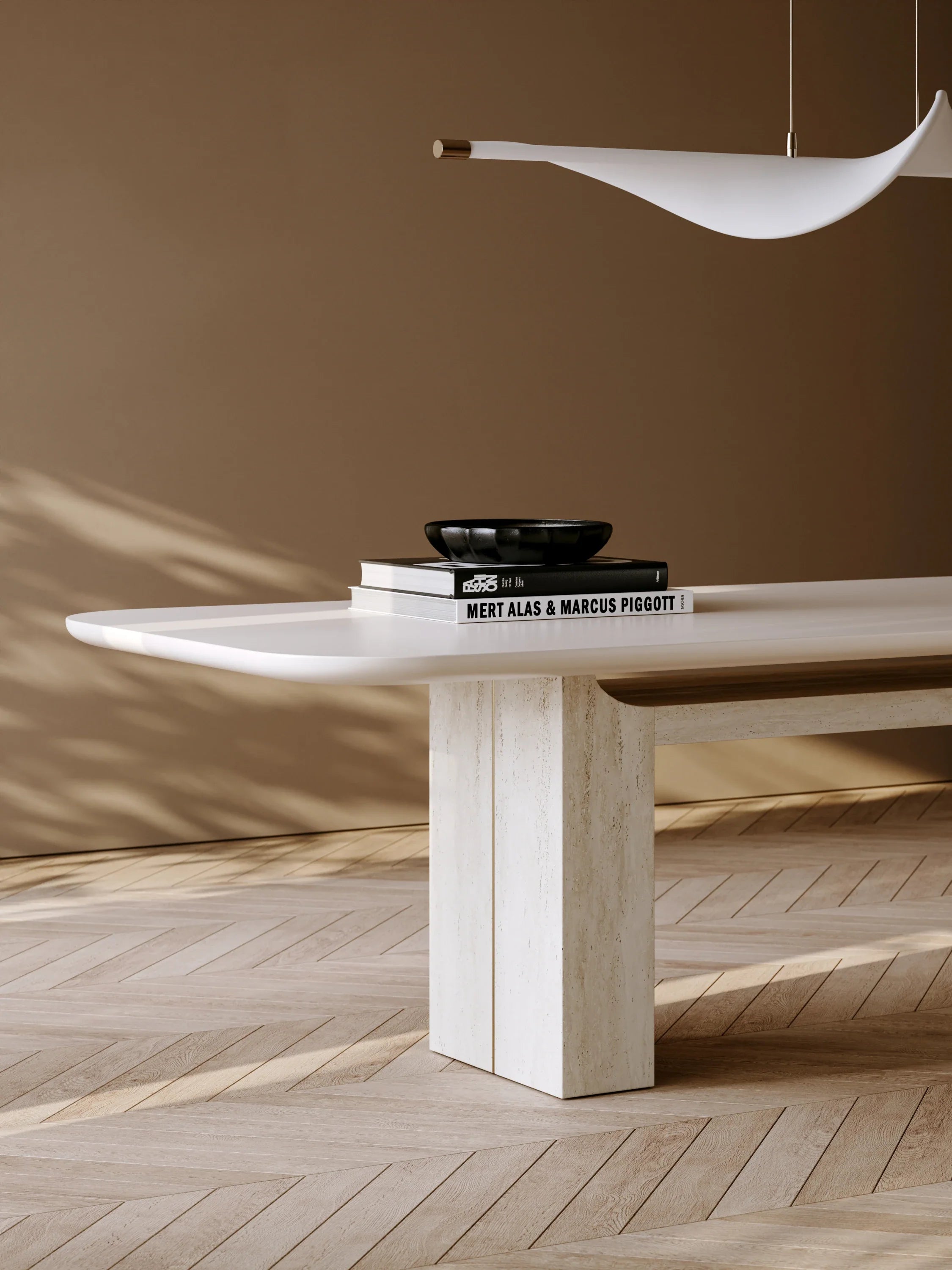 Overlap Rectangle Dinig Tbl Light – Dining Tables by Caracole | Sutter & Vale