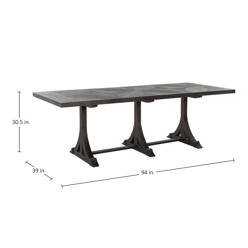 Adams Dining Table - Dark