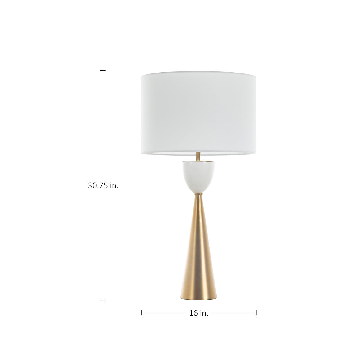 Rome Table Lamp - White