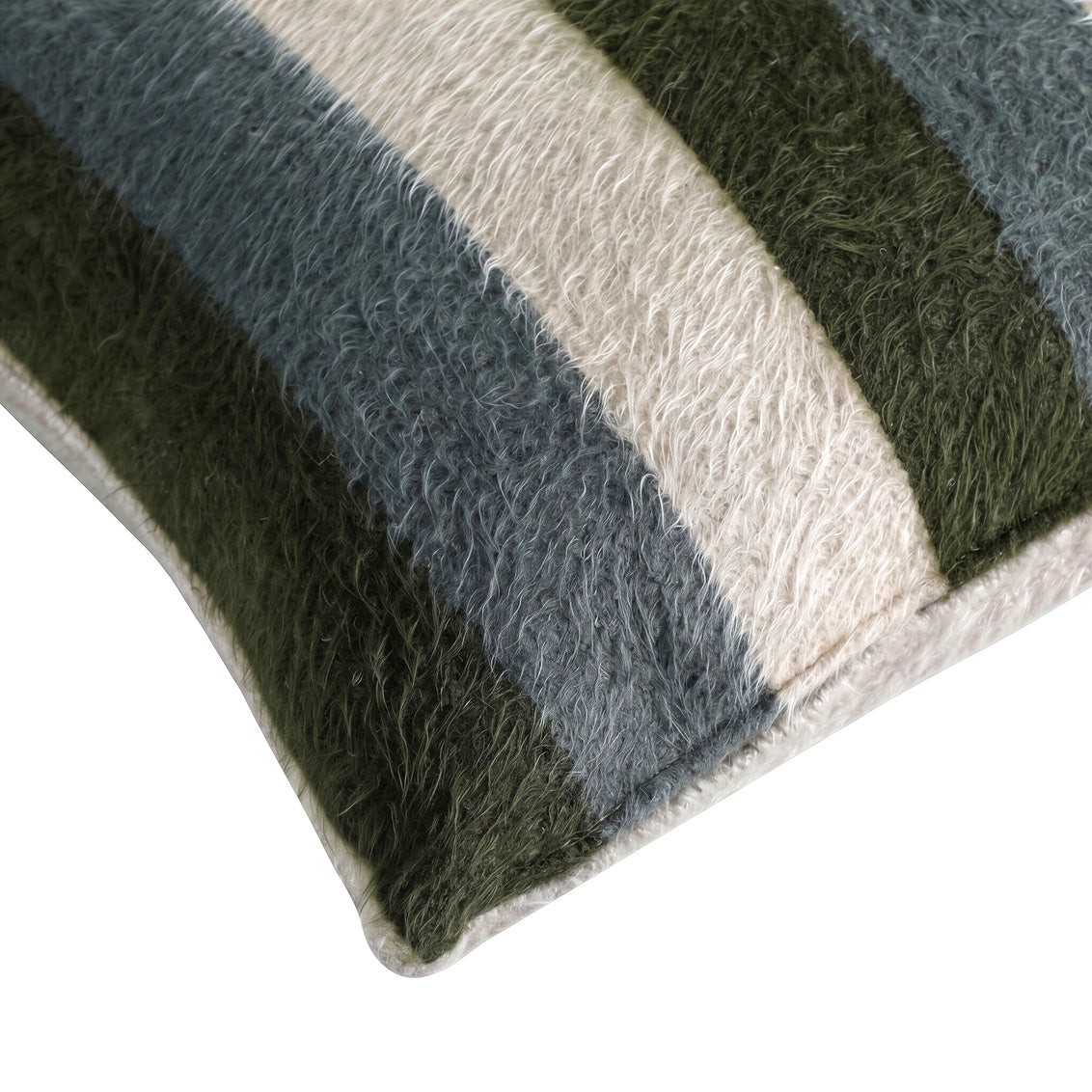 Fleecy Tres Stripe Forest 22x22