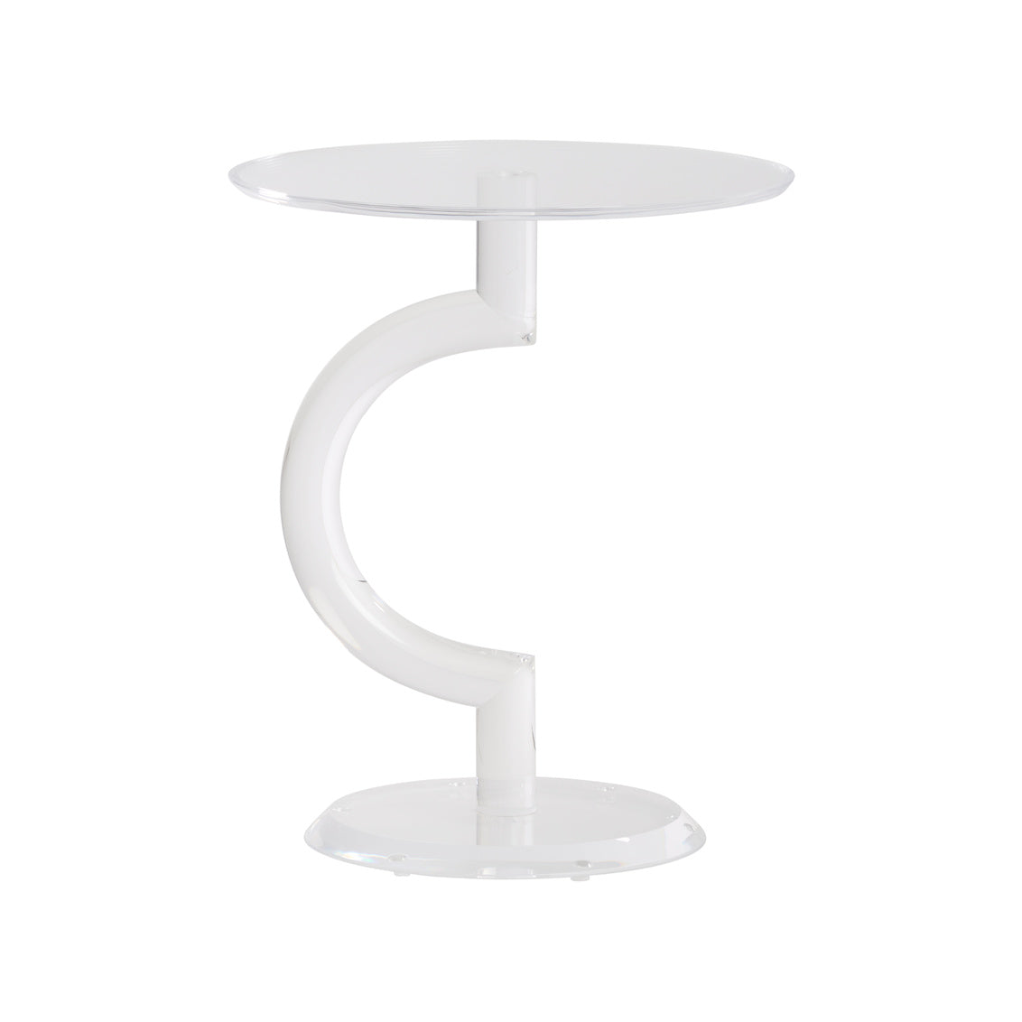 Chicago Acrylic Side Table in 22 / Acrylic - Chelsea House