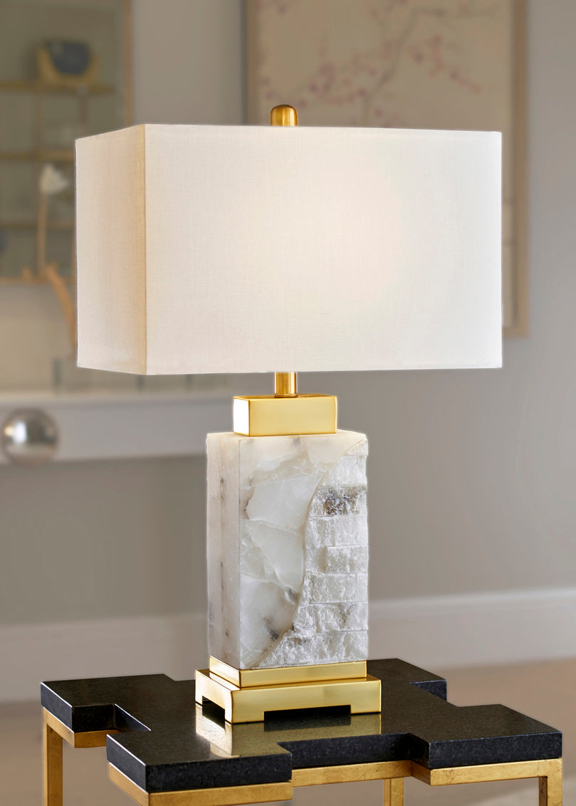 Park Place Lamp in 26.5 / Alabaster - Chelsea House