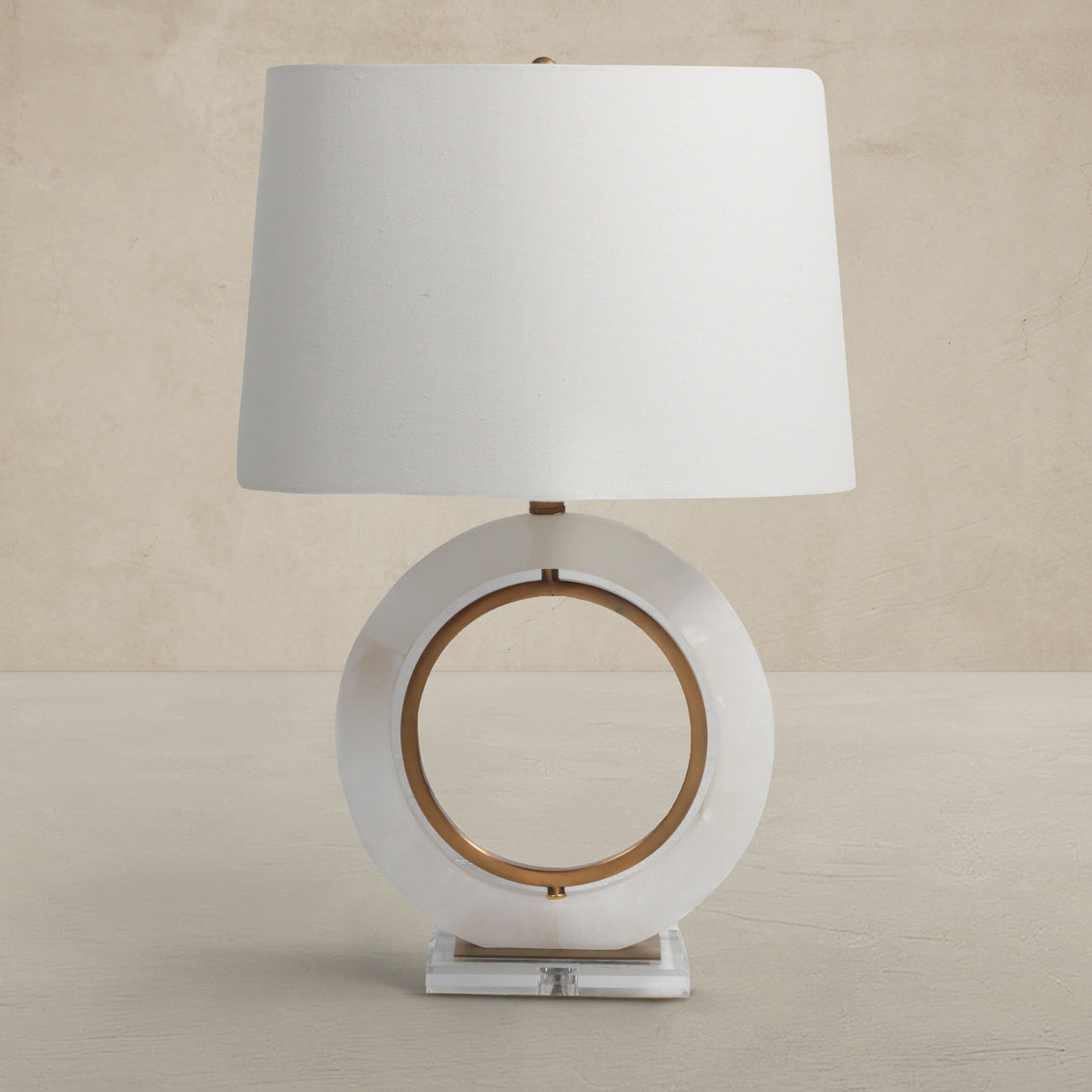 Janelle Table Lamp - Alabaster