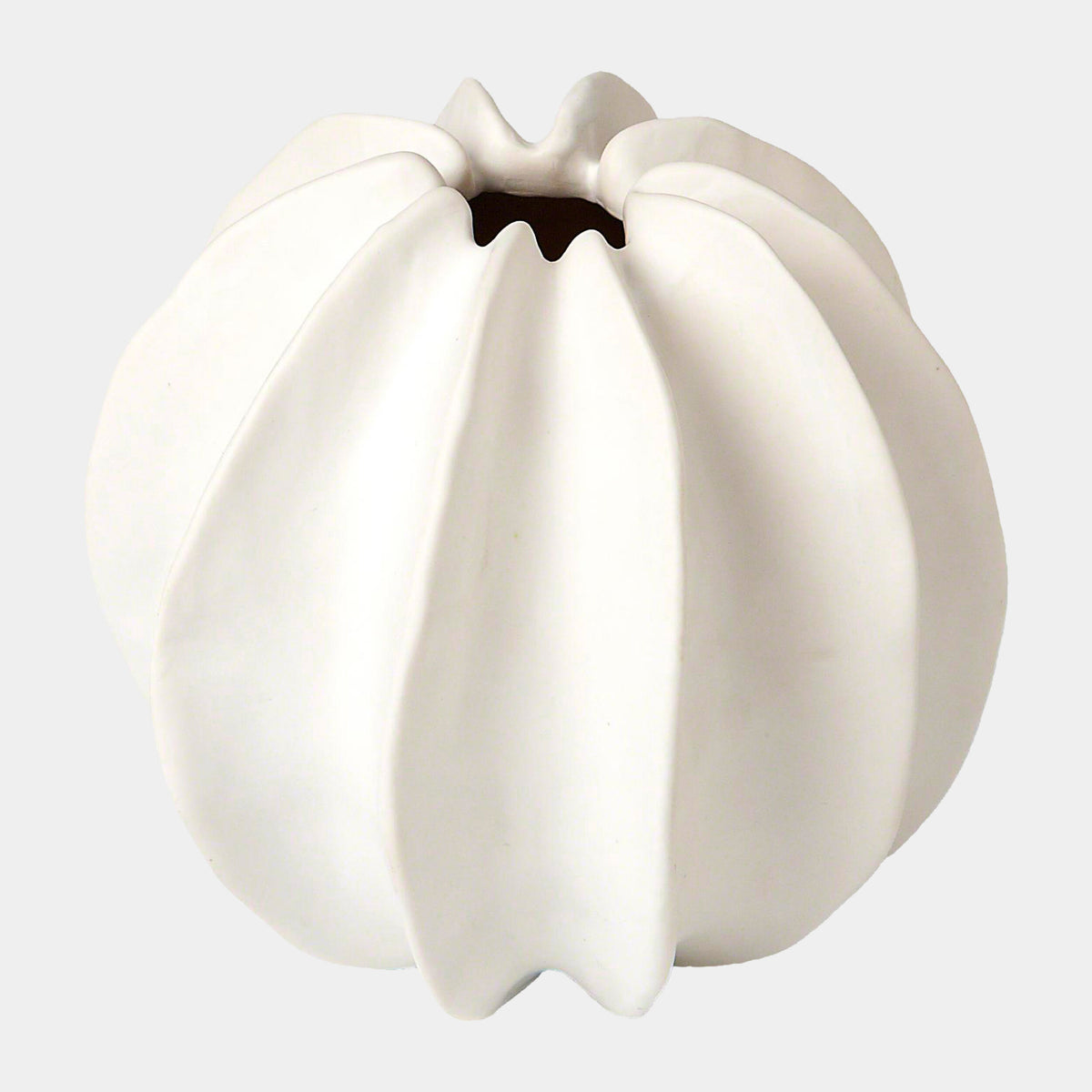 Sea Star Vase-Matte White