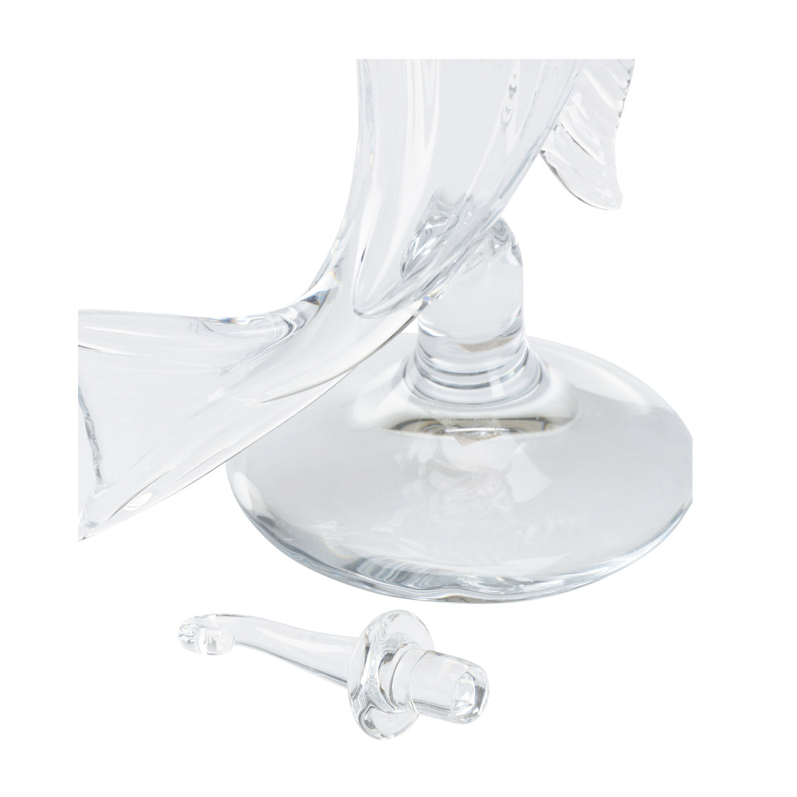 Hand Blown Fish Decanter