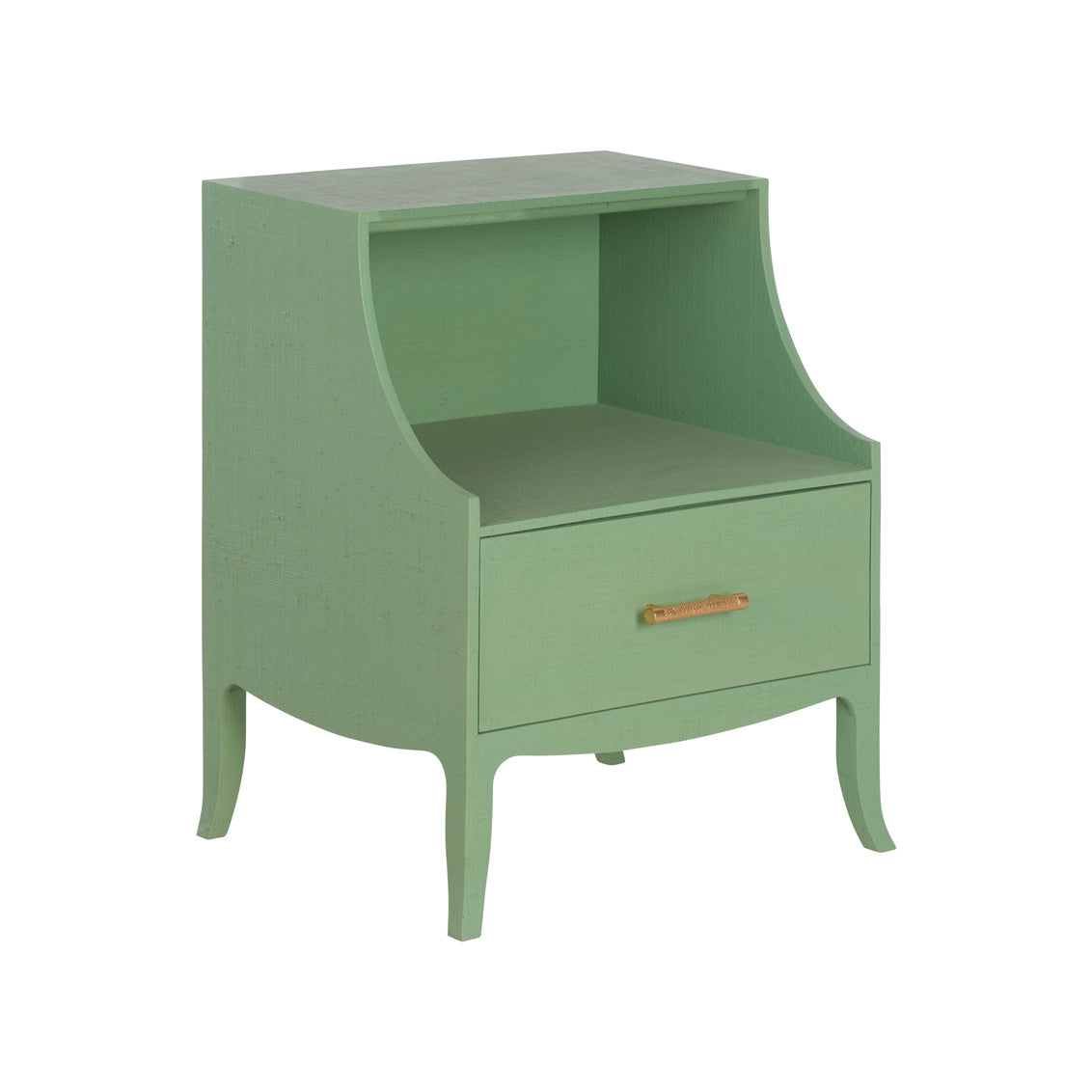 George III Bedside Table - Green in 31 / Wood - Chelsea House