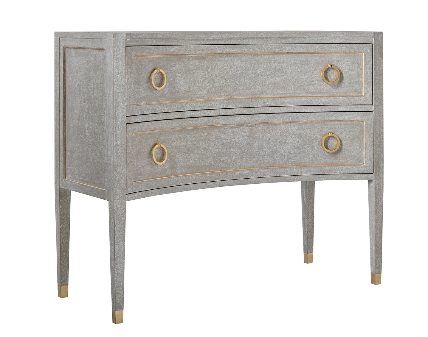 Gustavain Concave Two Drawer Commode – Commode by Modern History | Sutter & Vale