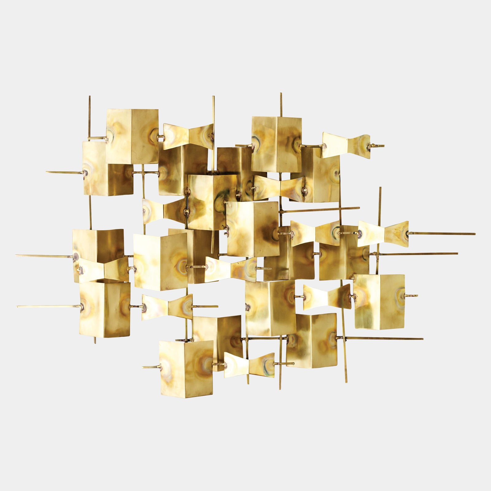 Bespaly Folded Brass Wall Decor