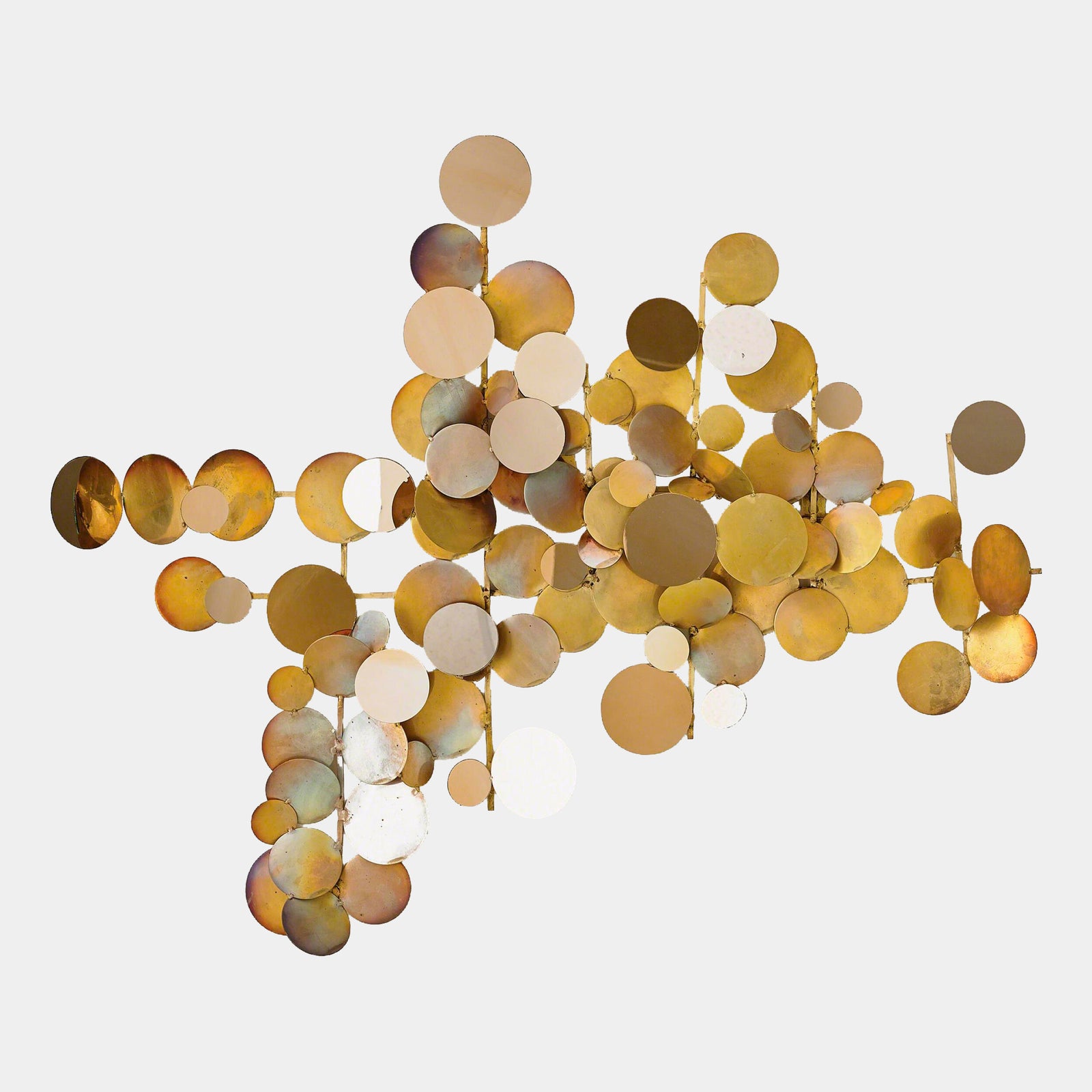 Dots Wall Decor-Brass/Gold