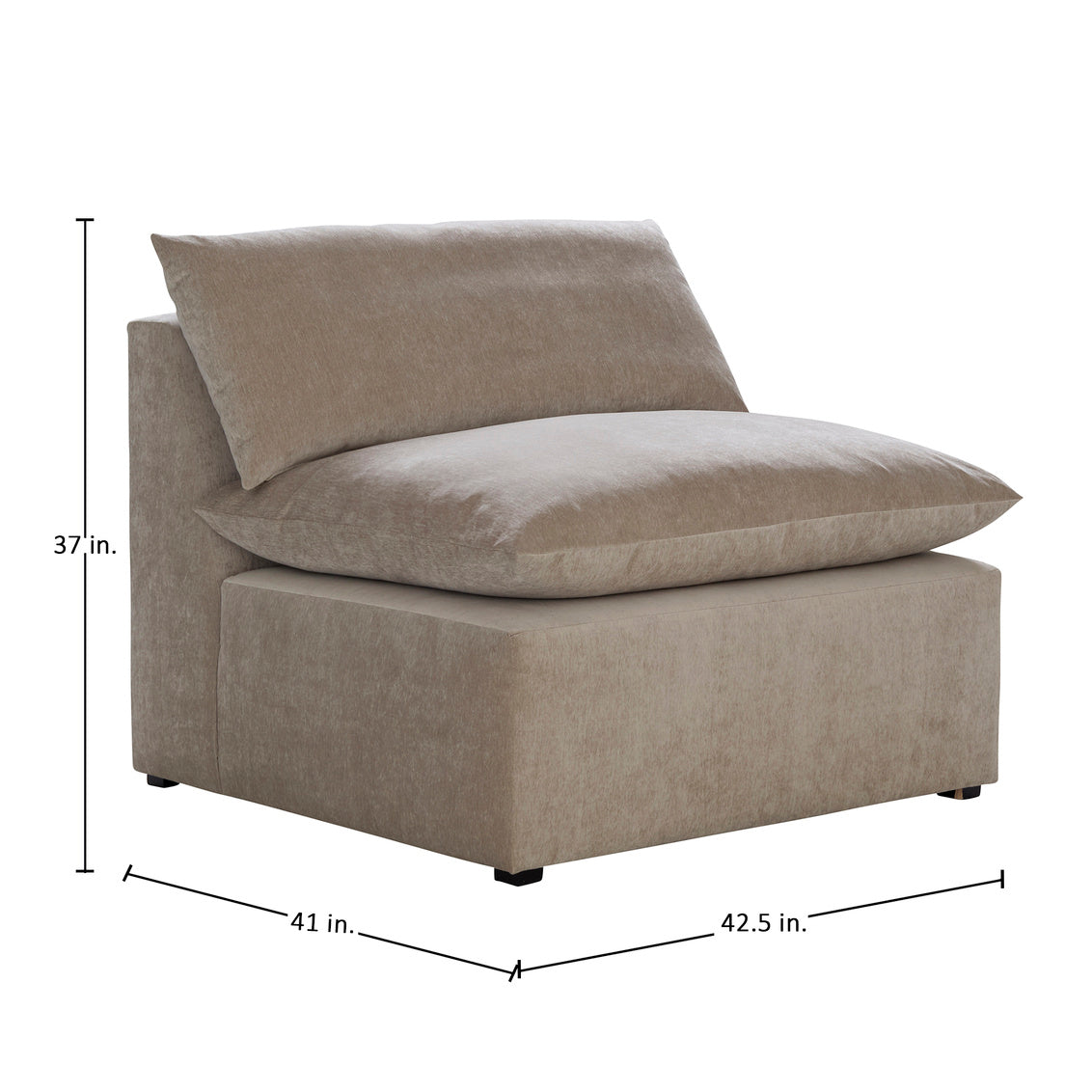 Carrera Bay Armless Chair