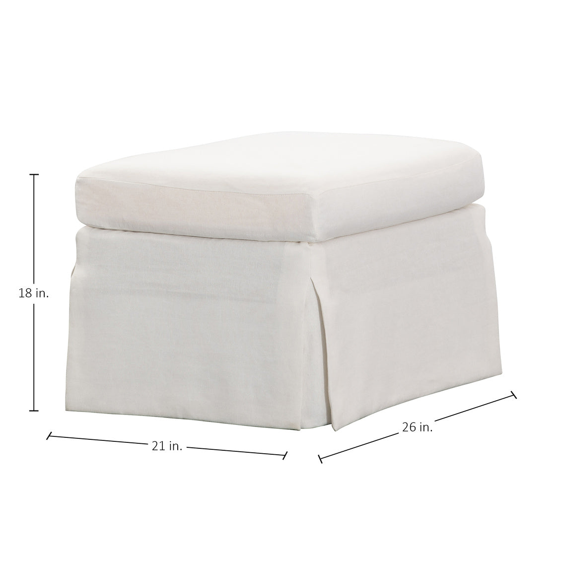 Amber Falls Ottoman