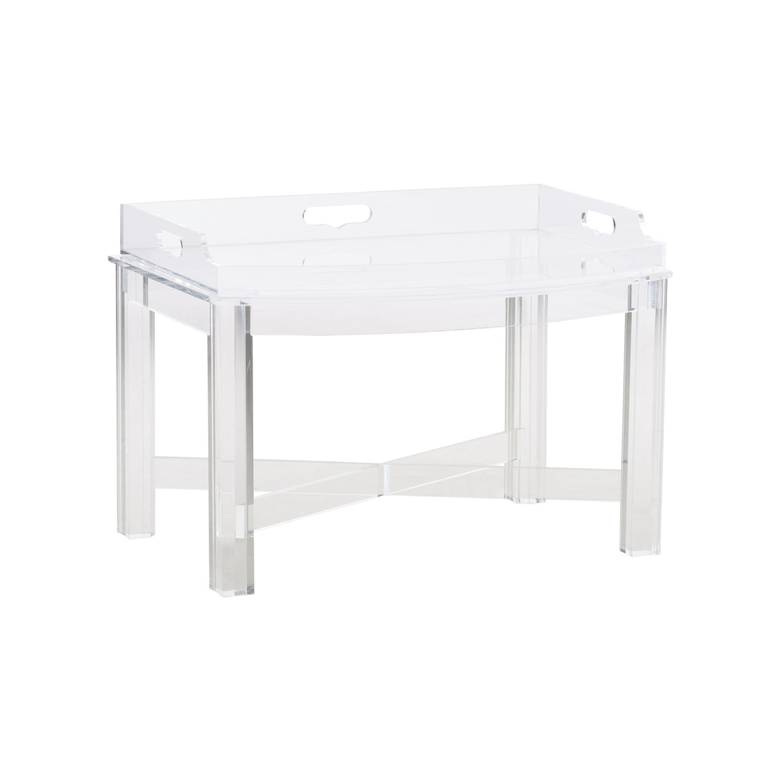Acrylic Tray Table in 20 / Acrylic - Chelsea House