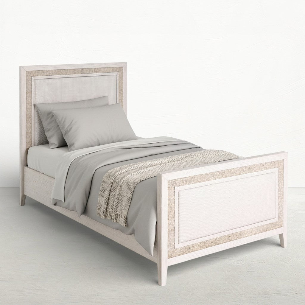 Grand Bermuda Twin Bed - Whitewash