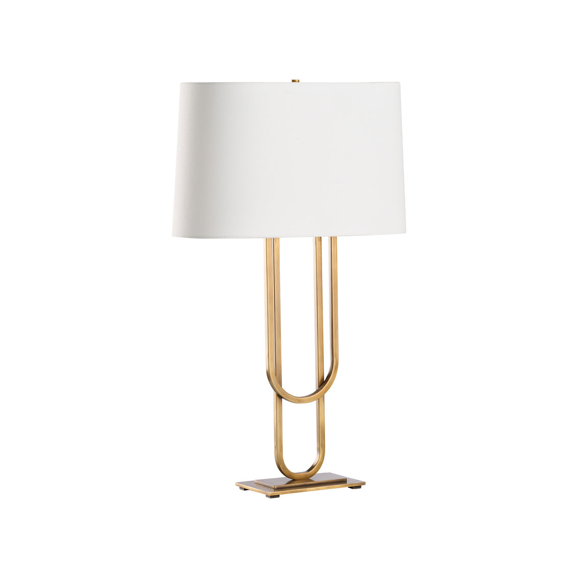 Odeon Table Lamp - Aged Brass in 29.5 / Metal - Chelsea House