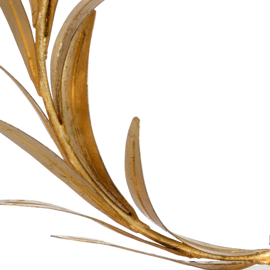 Gold Laurel Lamp in 26 / Iron - Chelsea House