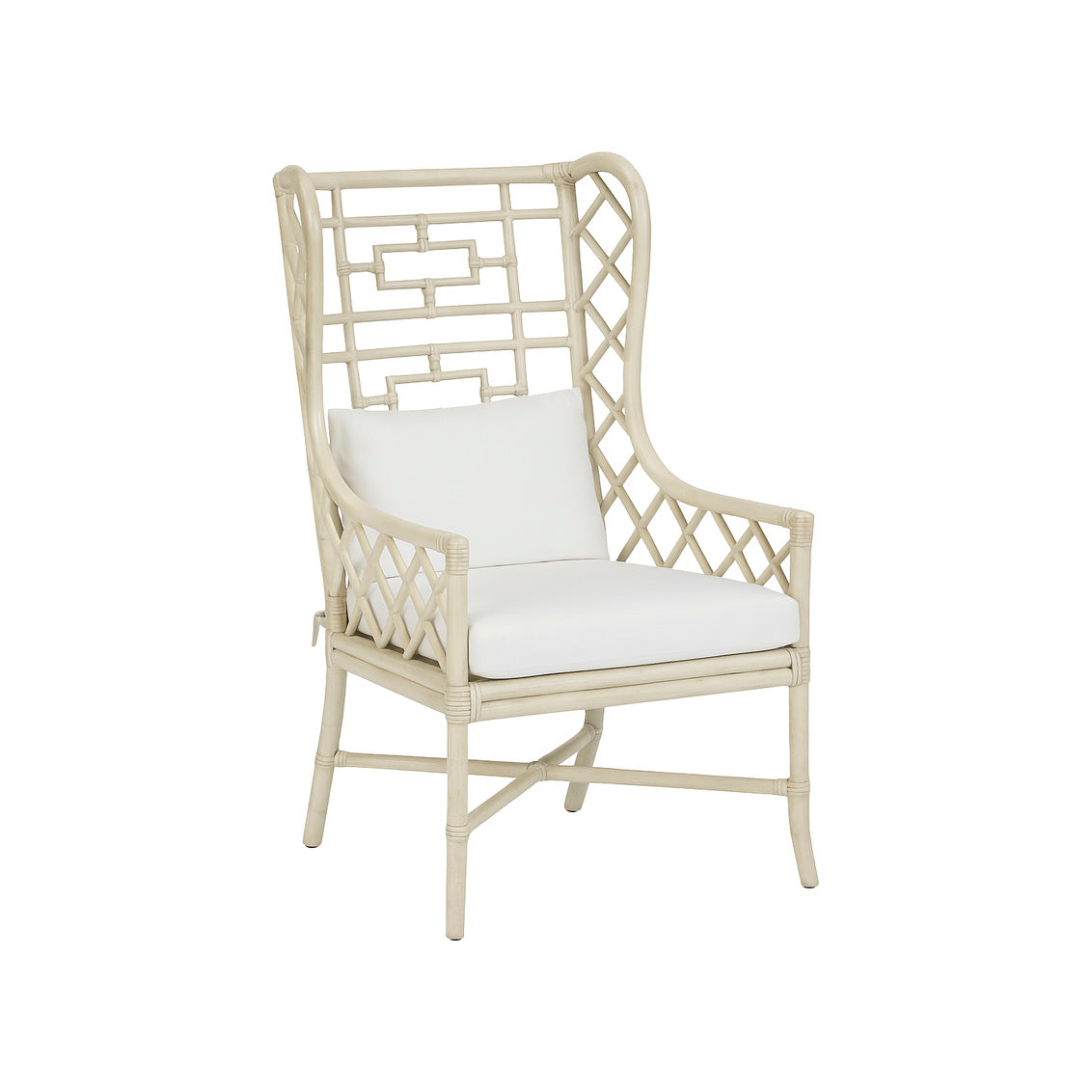 Gwyneth Wing Chair - White