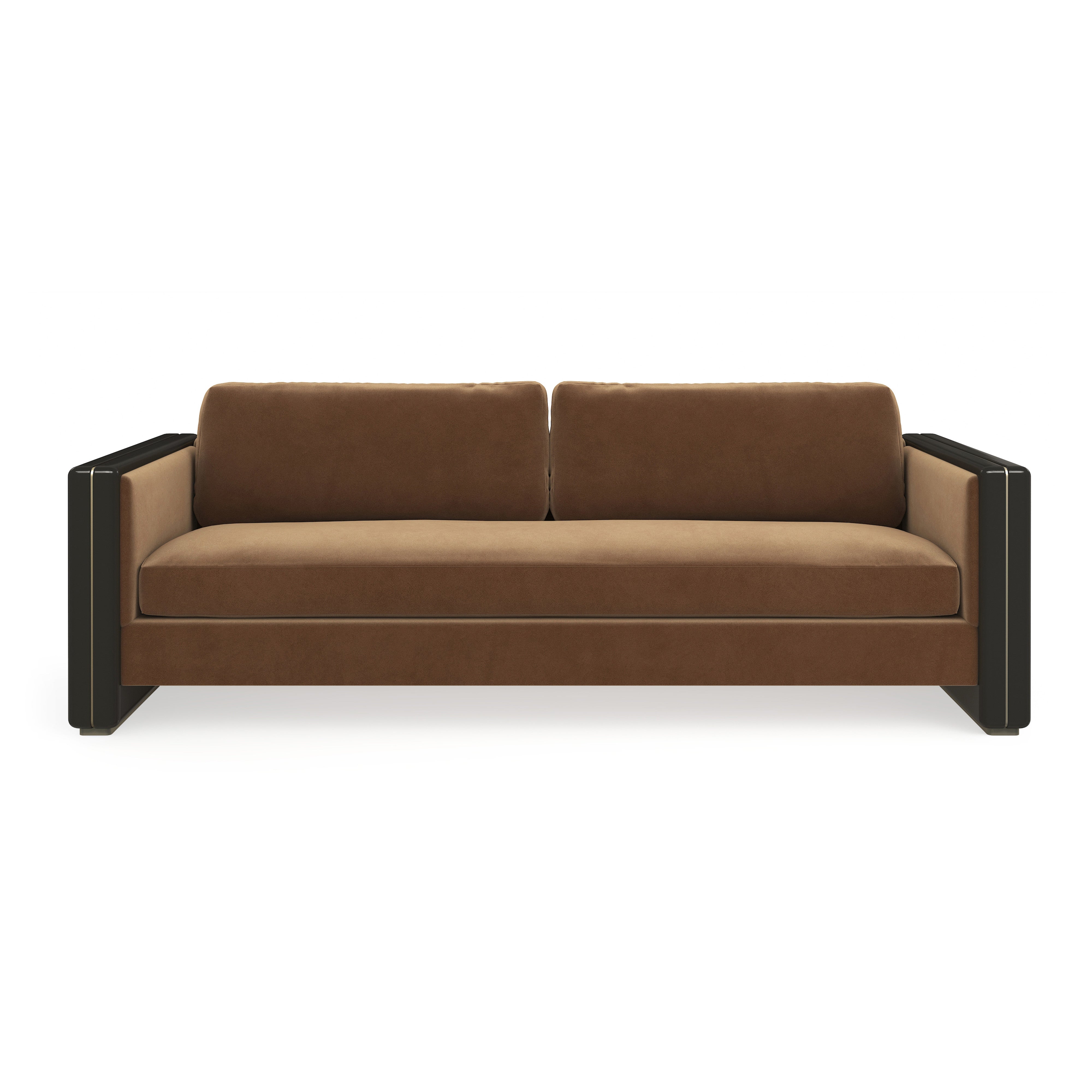 Gelee Sofa - Chocolate – Sofas & Loveseats by Caracole | Sutter & Vale