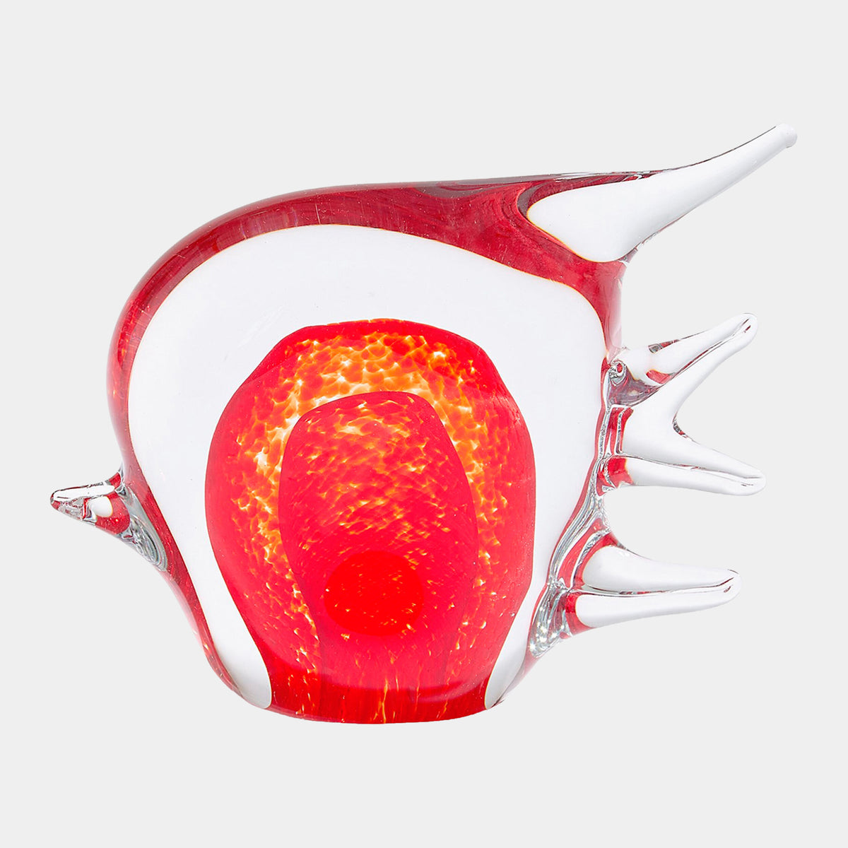 Coralfish Glass Sculpture-Red