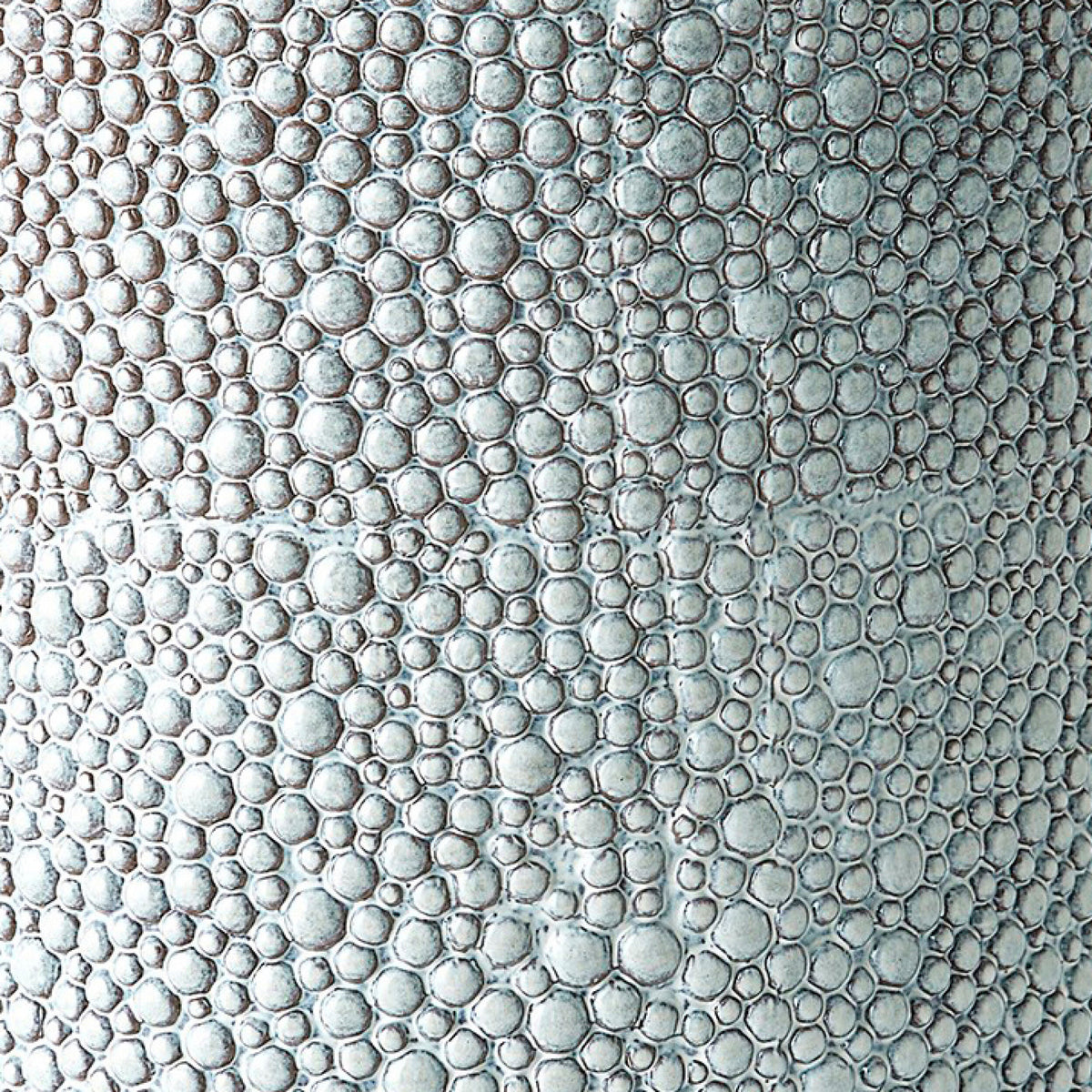 Ferradas Stone Stool-Shiny Blue/White