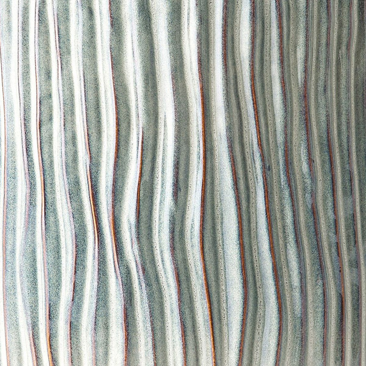Bromily Texture Wave Stool-Shiney Gray