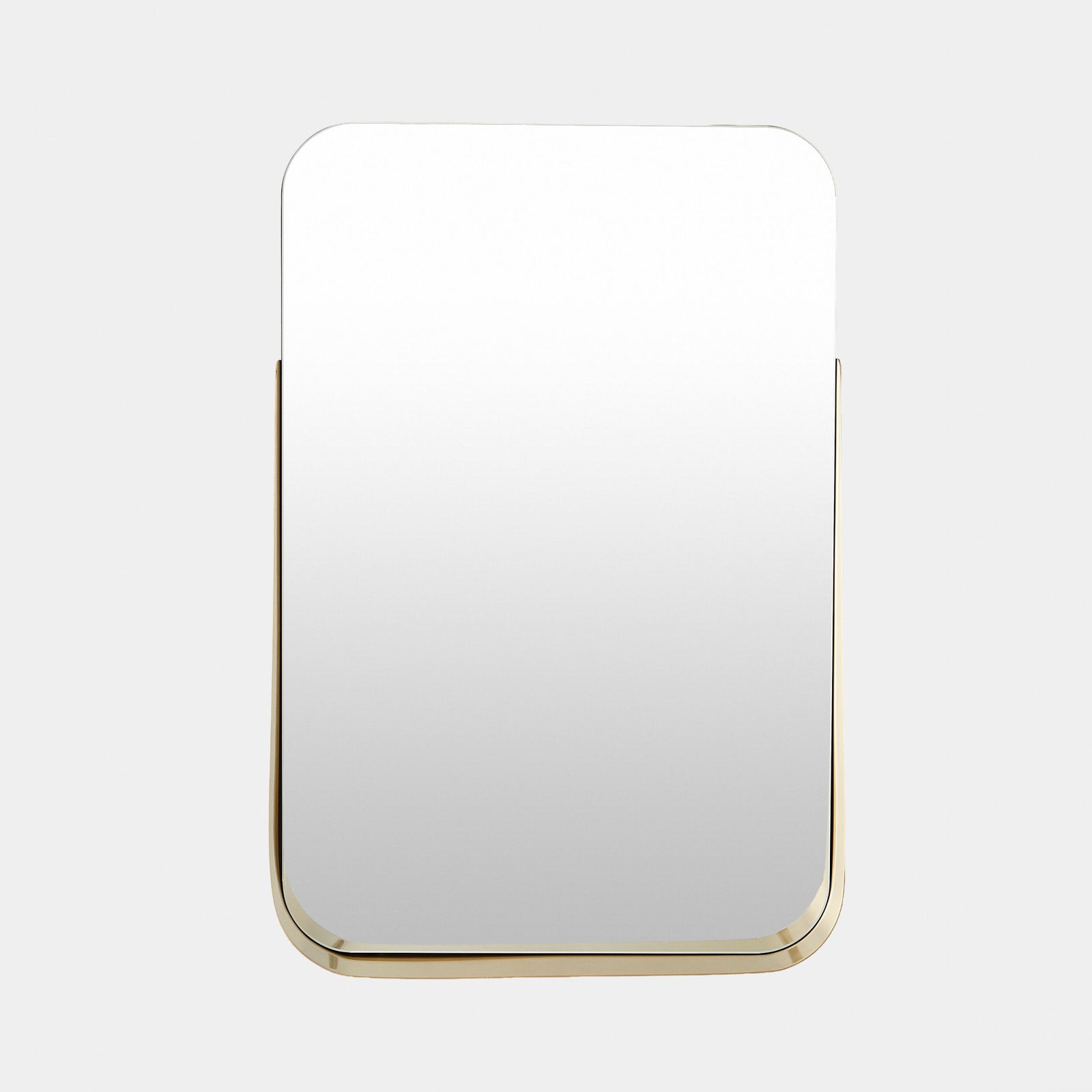 Tucker Shelf Mirror-Brass