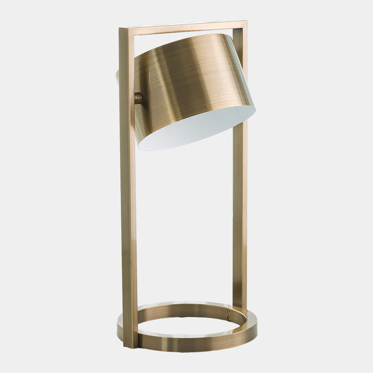 Key Light Metal Table Lamp-Antique Brass