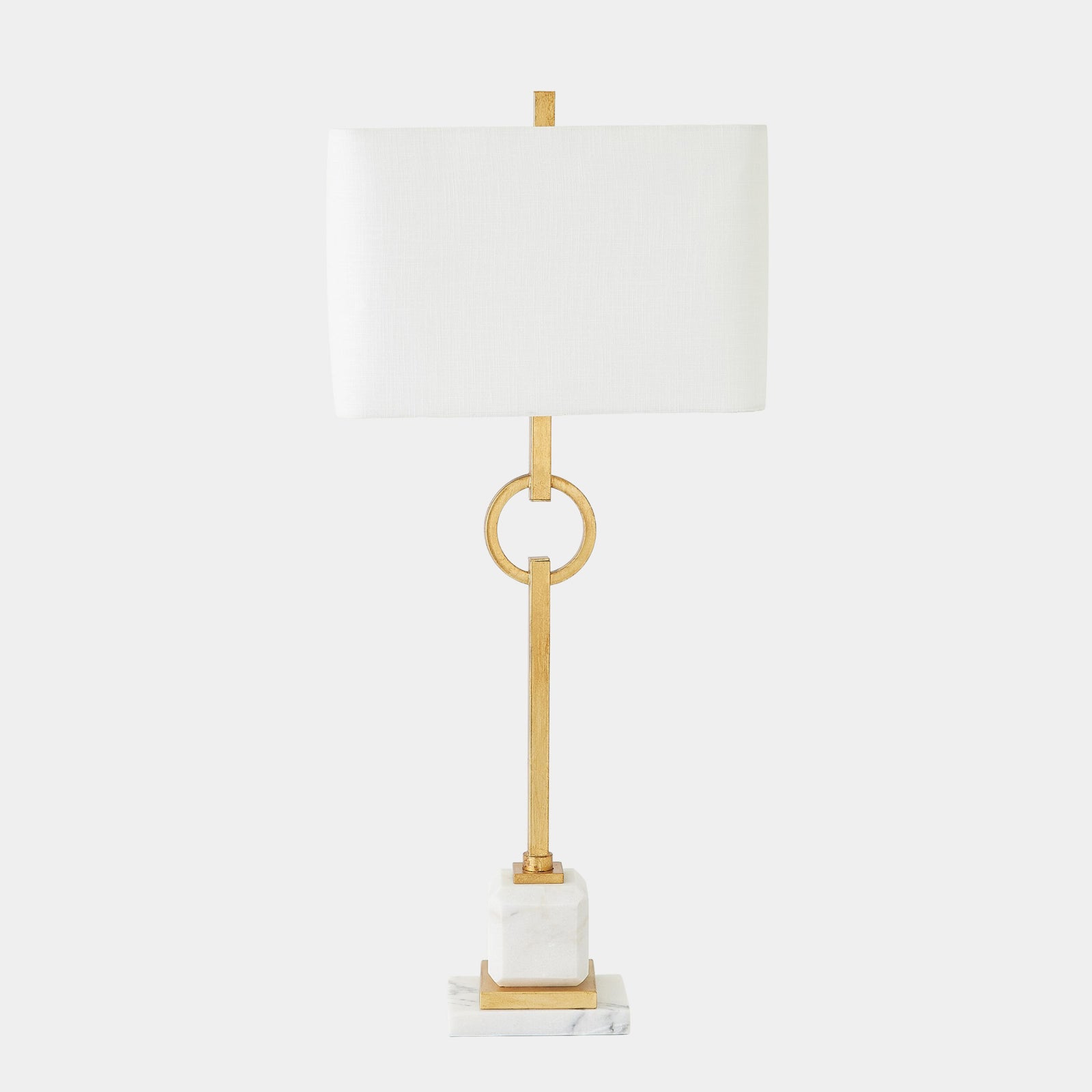 Top Ring Table Lamp-Gold Leaf