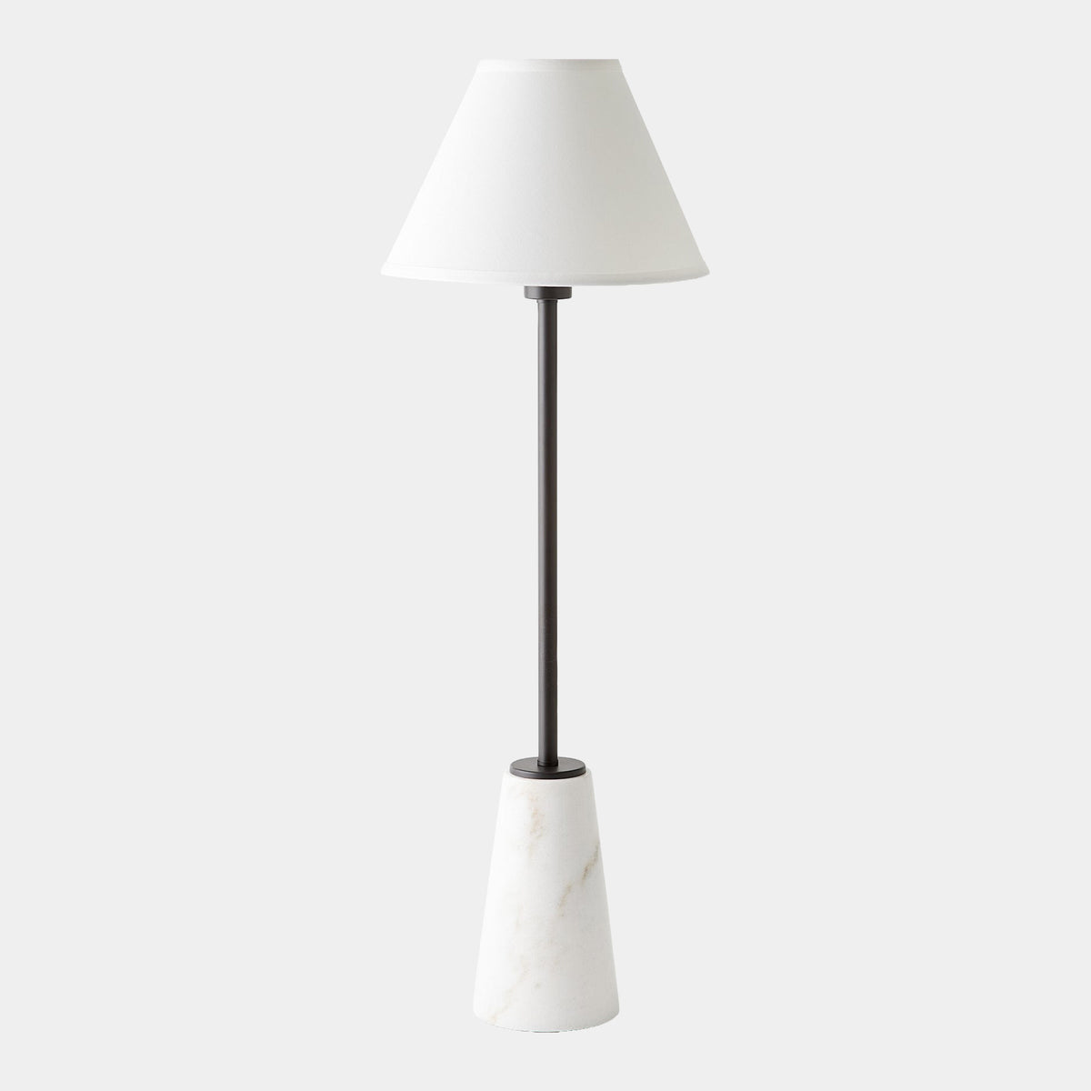 Richmond Buffet Lamp-White/Bronze/White