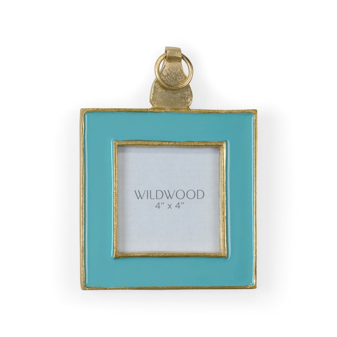 Aqua Enamel Wall Frame (Sm)