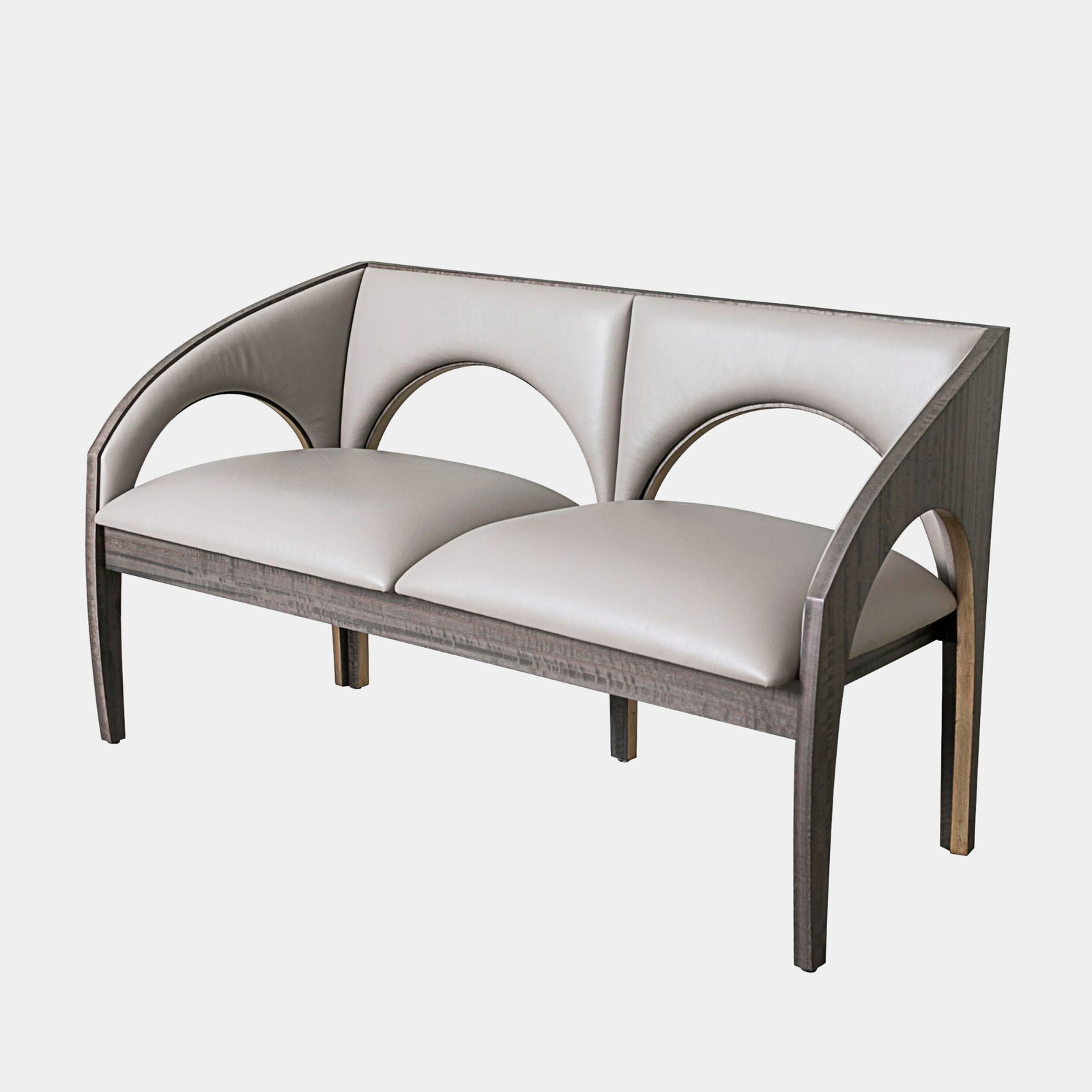 Arches Dining Bench-Muslin