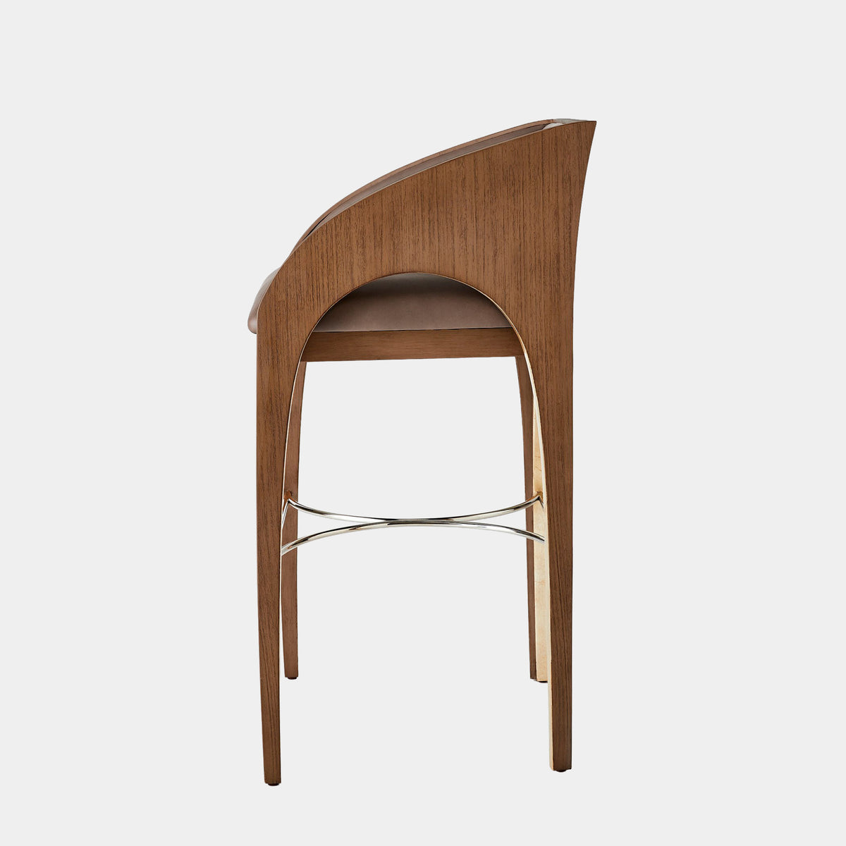Arches Barstool-Nutmeg/Champagne