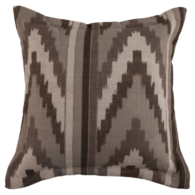 Tribal Geo Taupe Poly 22x22