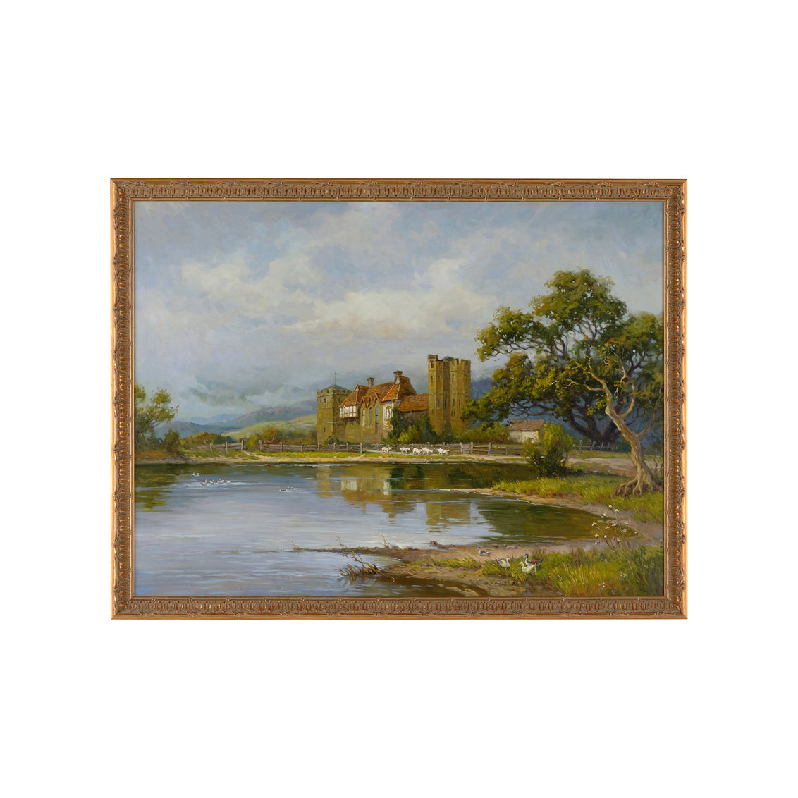 Stokesay Castle in 38.5h x 50.5w x 1.5d / Canvas - Chelsea House