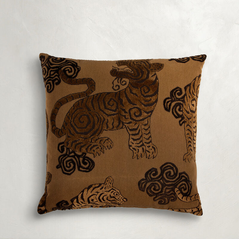 Tiger Camel Feather 22x22