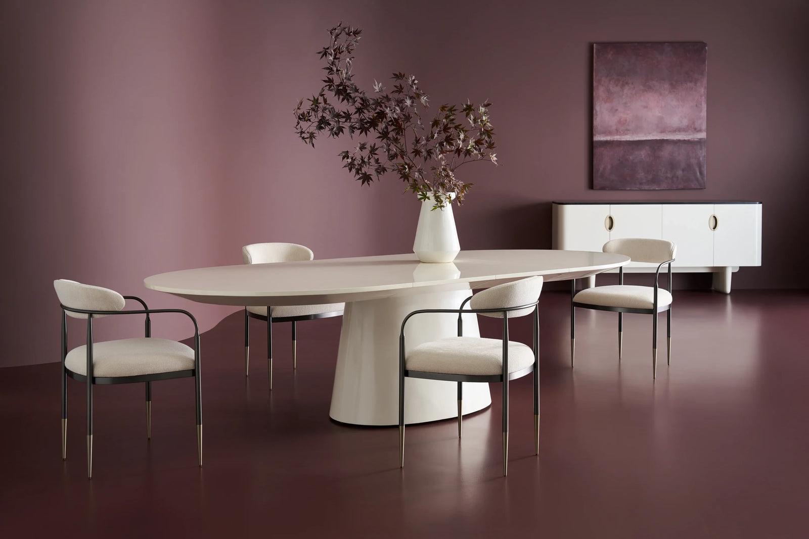 Paragon Dining Table - Blanc