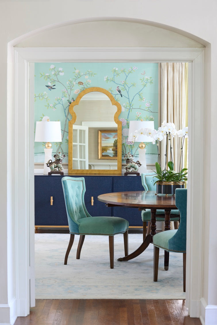 Jagger Mirror - Gold in 52 / Wood - Chelsea House