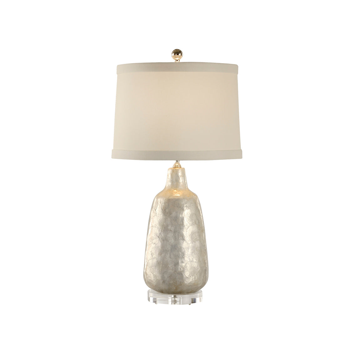 Shell Covered Urn Lamp