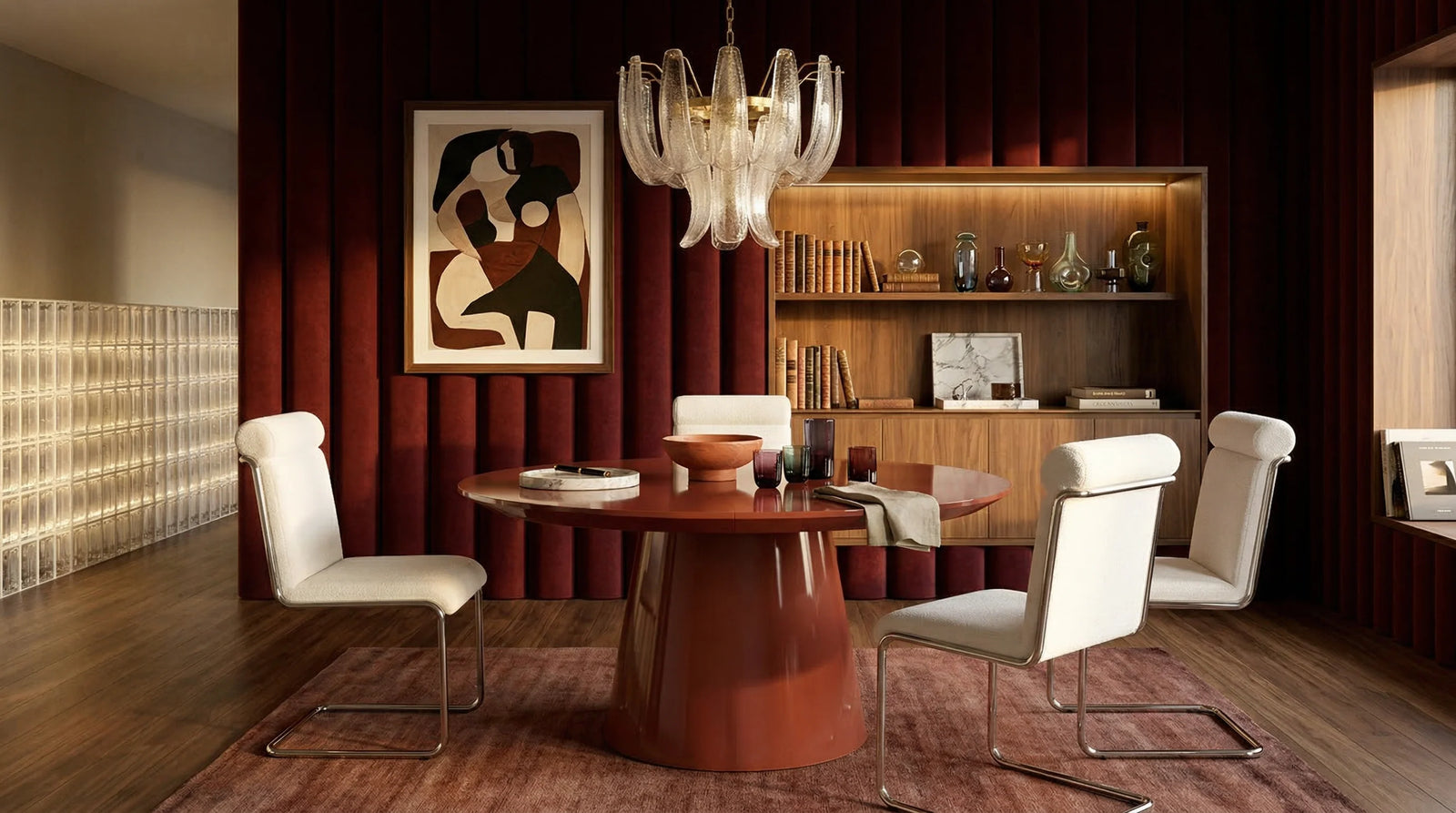 Paragon Dining Table - Rouge