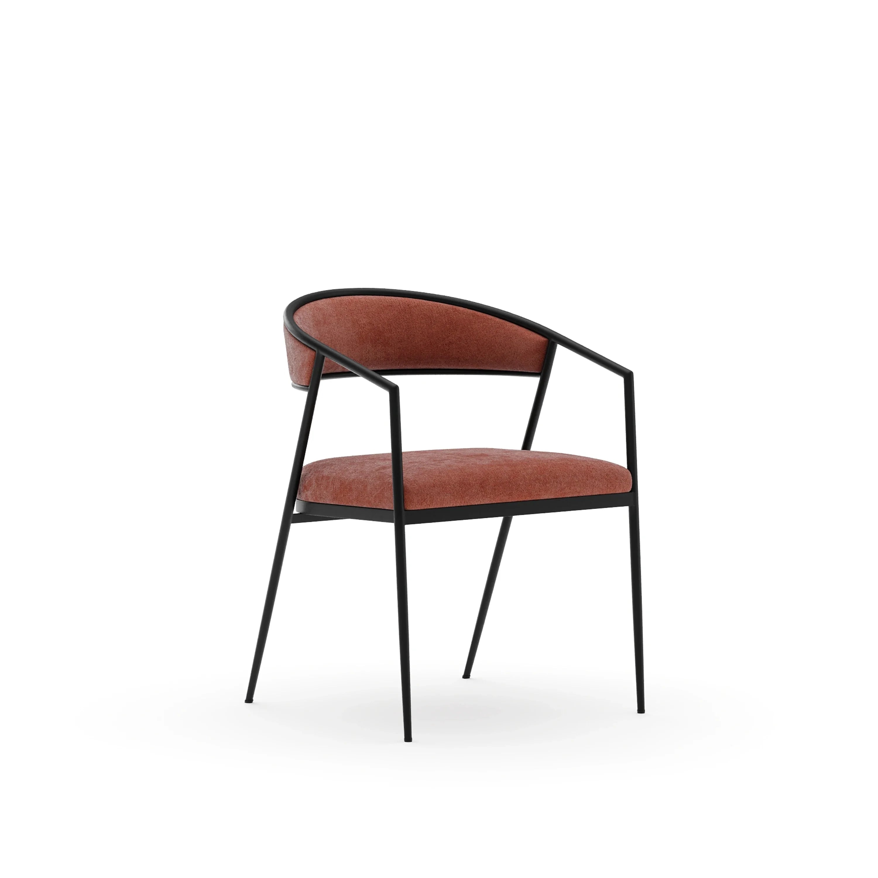 Dario Chocolate Arm Chair - Rouge – Dining Chairs by Caracole | Sutter & Vale