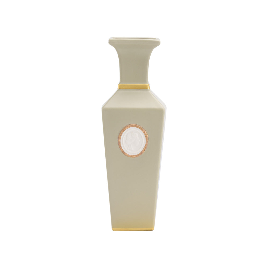 Intaglio Vase- Green