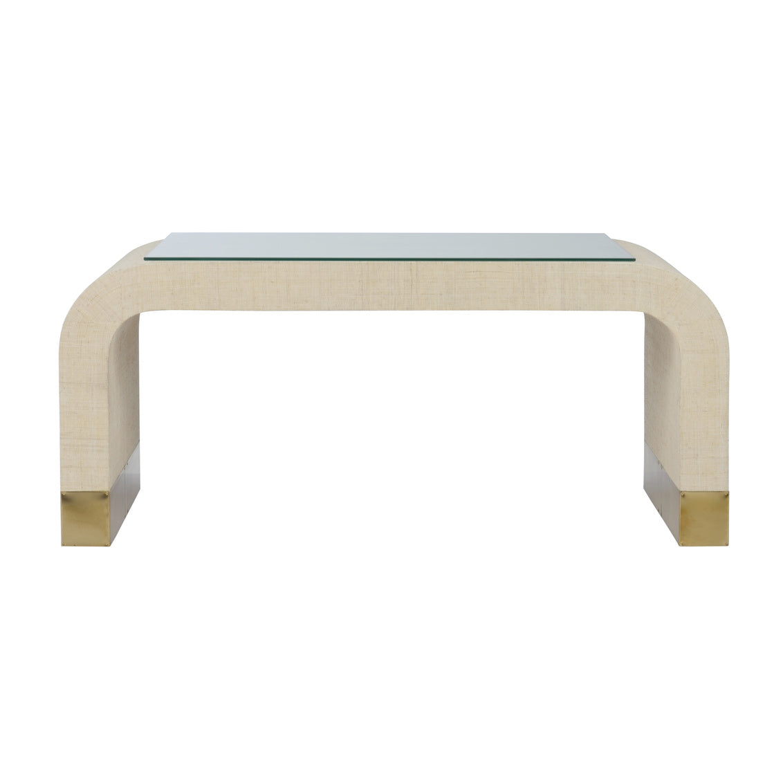 Waterfall Coffee Table - Cream in 18 / Raffia - Chelsea House