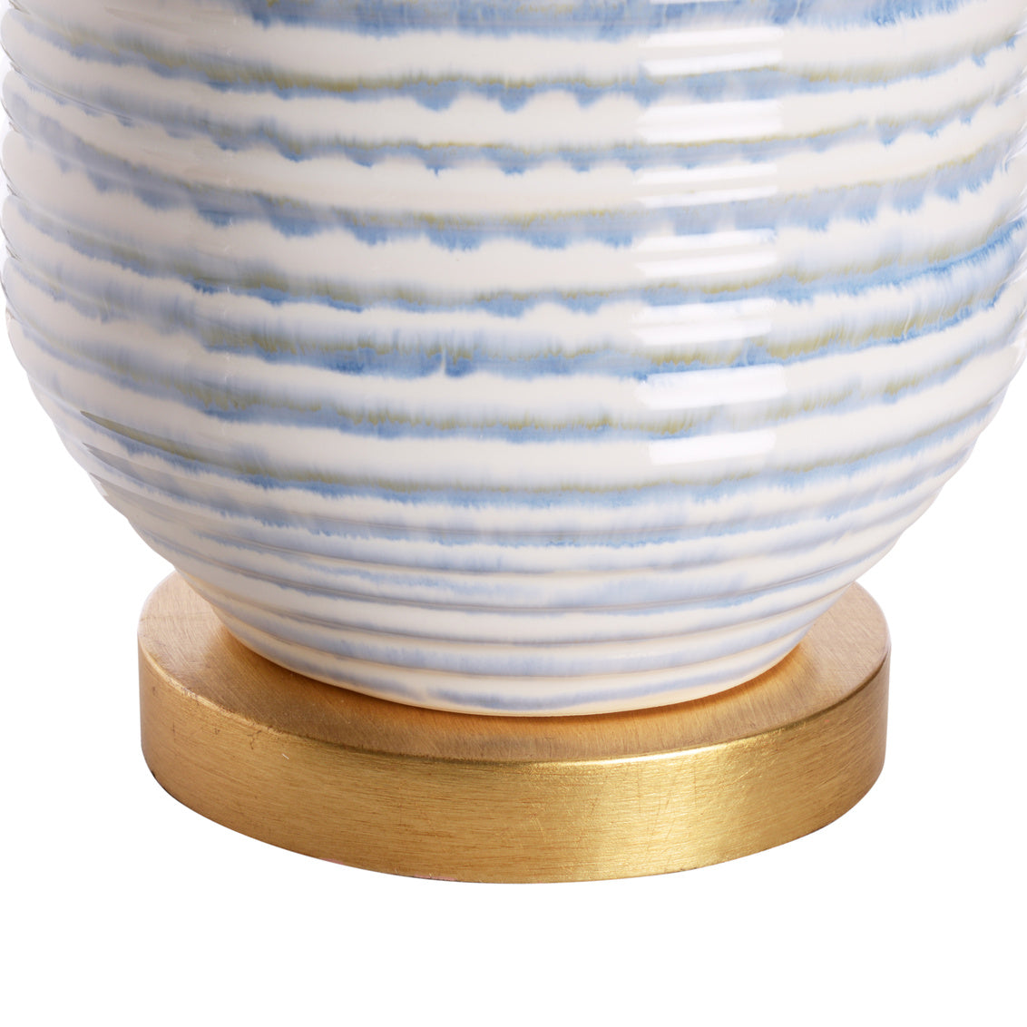 Lydia Lamp - Blue/White