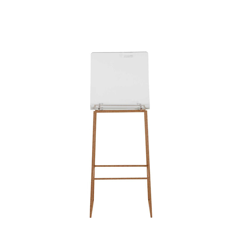 King 30.25' Bar Height Stool - Gold