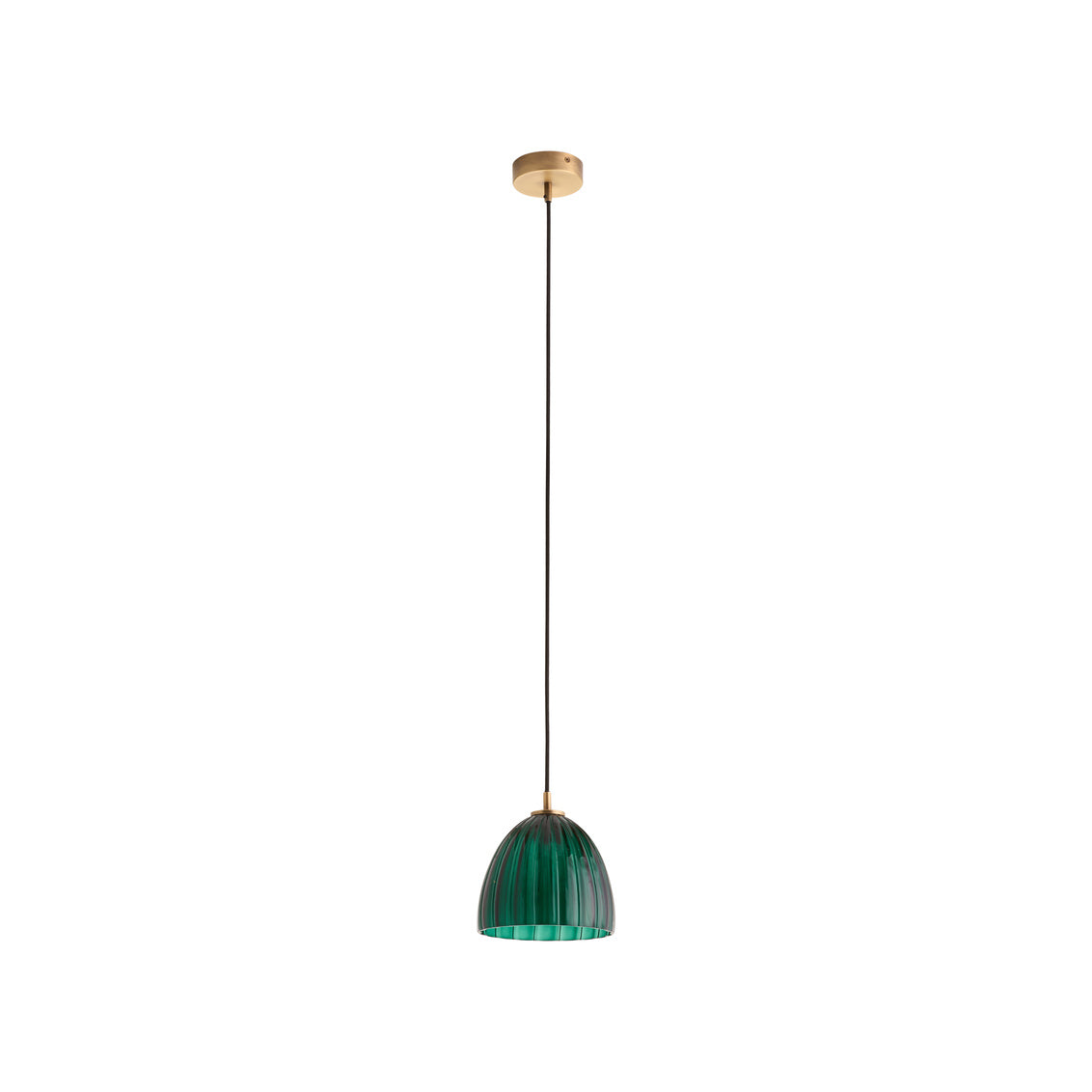 Caterina Single Pendant - Emerald Green