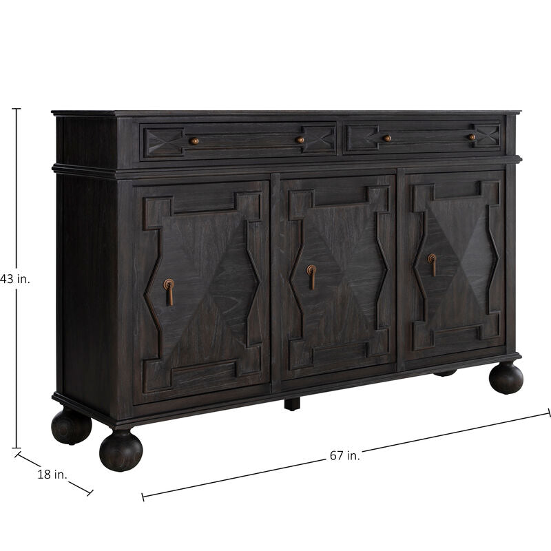 Ezekiel Sideboard - Dark