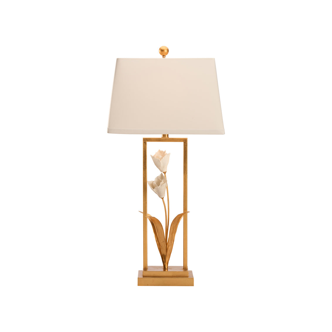 Cain Tulip Lamp in 34.5 / Metal - Chelsea House