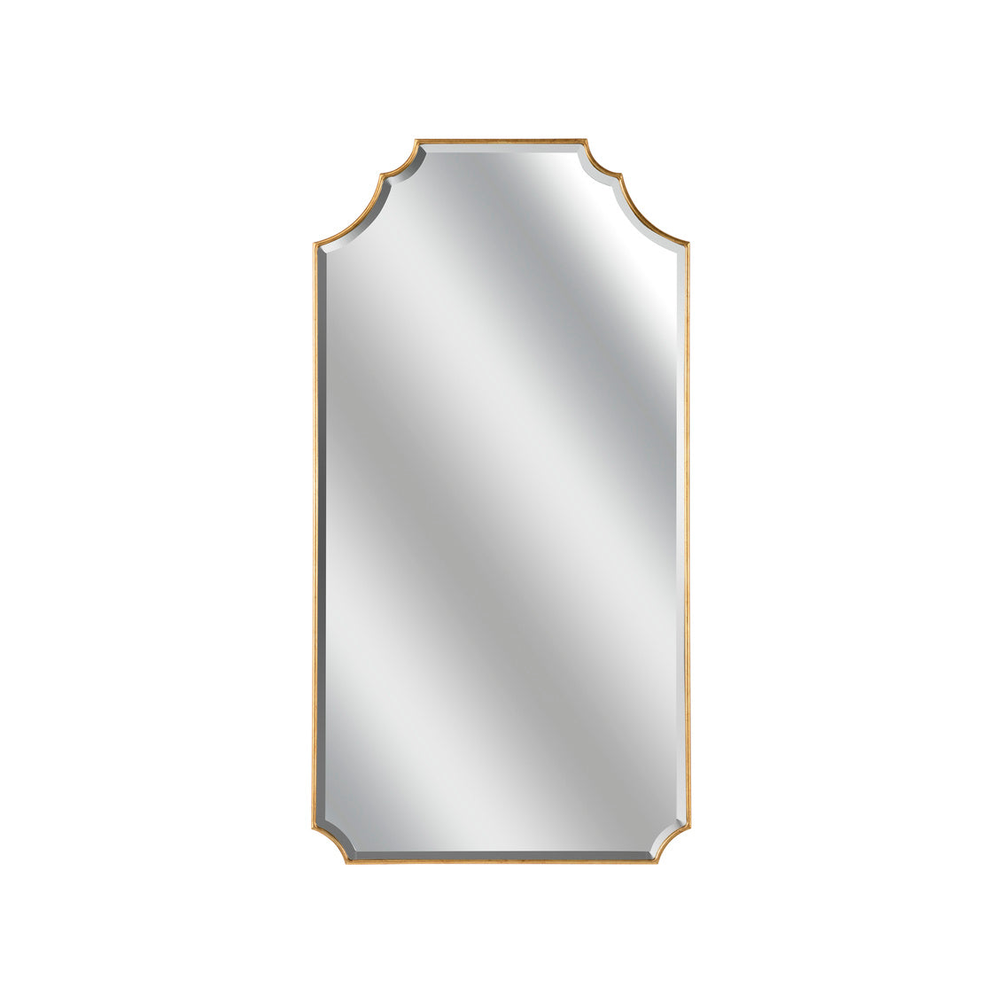 Brighton Mirror - Gold in Antique Gold Leaf/Beveled / Metal - Chelsea House