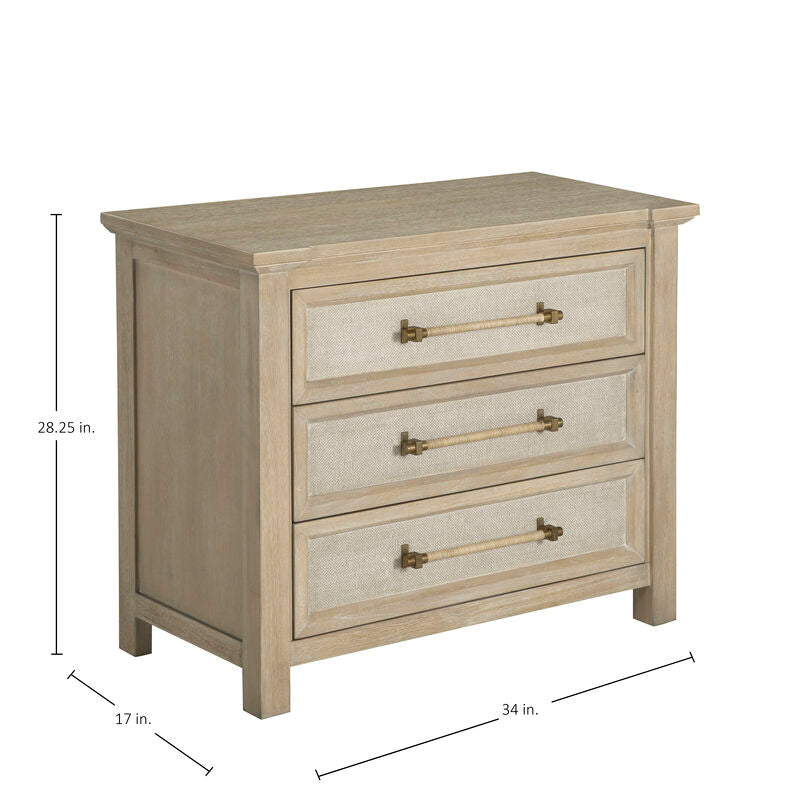 Astwood Three Drawer Nightstand